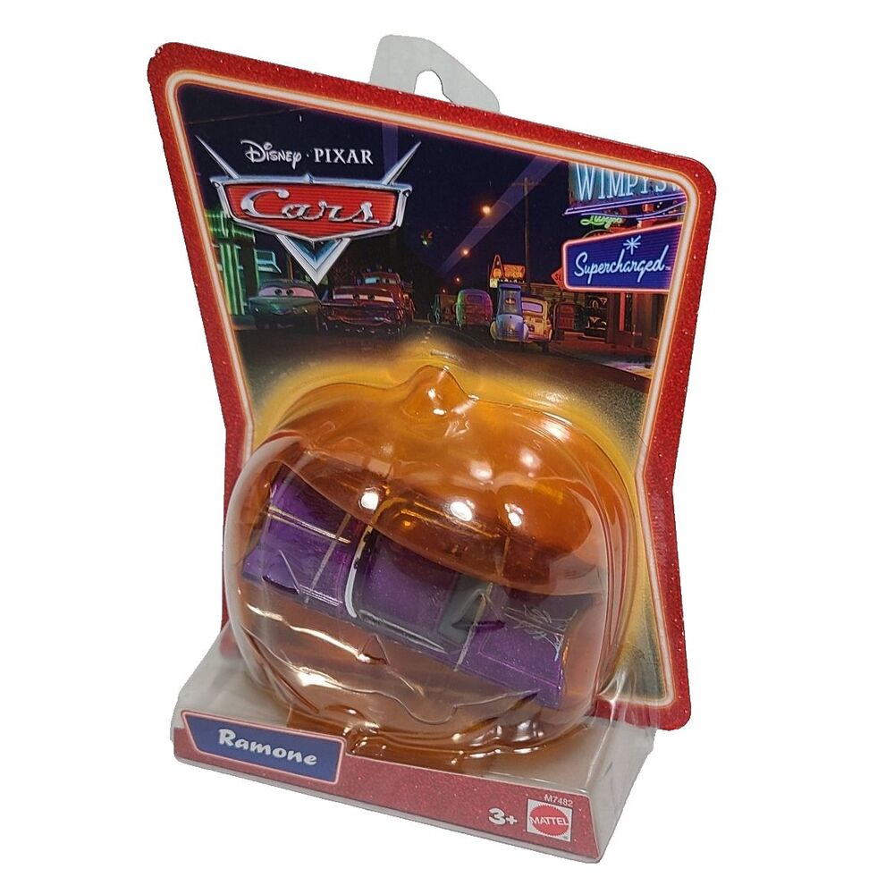 Disney Pixar Cars Globes RAMONE Pumpkin Halloween Edition NEW Sealed
